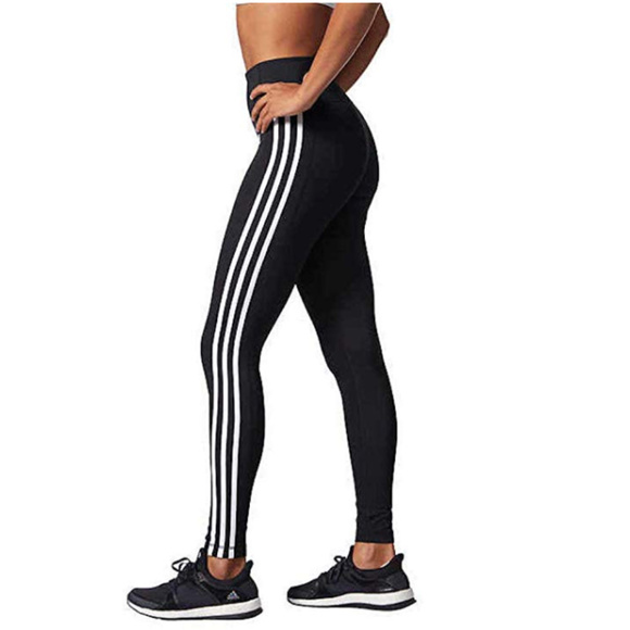 adidas Womens 3 Stripe Active Tights - Picture 2 of 4